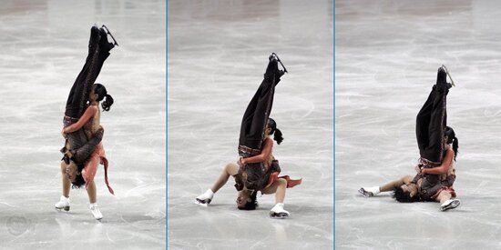 Figure Skating Pile Driver